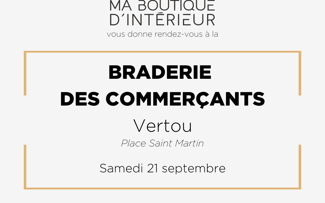 Braderie des Commerçants de Vertou