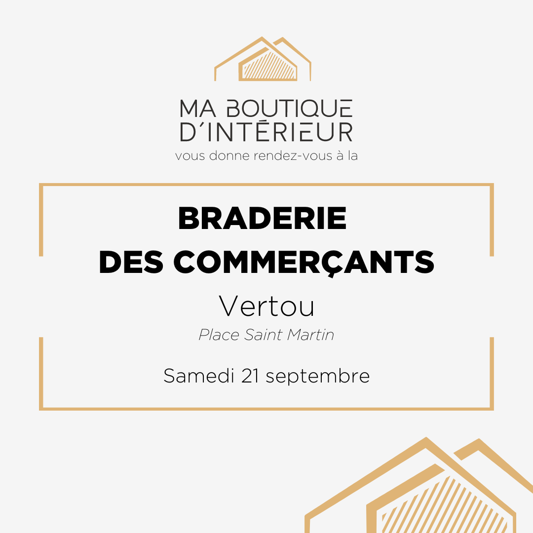 Braderie des commerçants de Vertou le 21 septembre 2024, place St Martin à Vertou