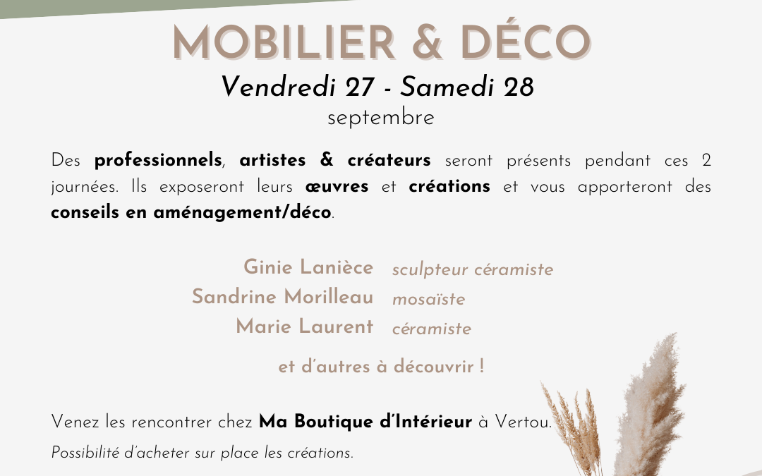 Les rencontres de l’habitat – MOBILIER & DÉCO